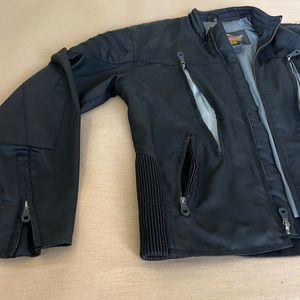 Harley Davison jacket I wore a few times when we went out on the ride.